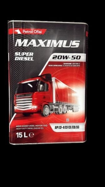 MAXIMUS S.DİZEL 20W/50 TNK 15 LT